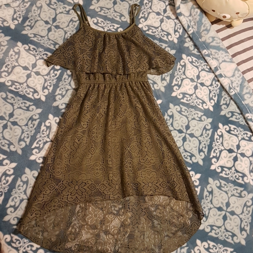 Green summer dress